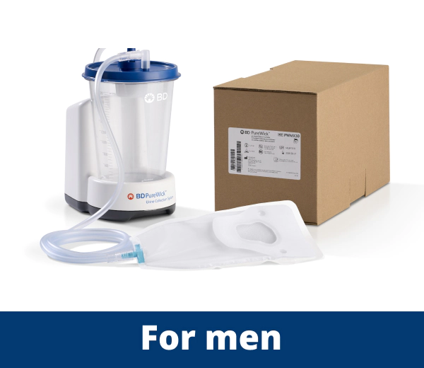 PureWick&trade; Urine Collection System Starter Set With Battery (for Men)